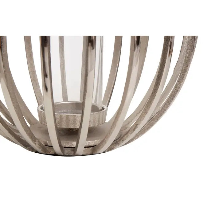 Aria Silver Finish Lantern