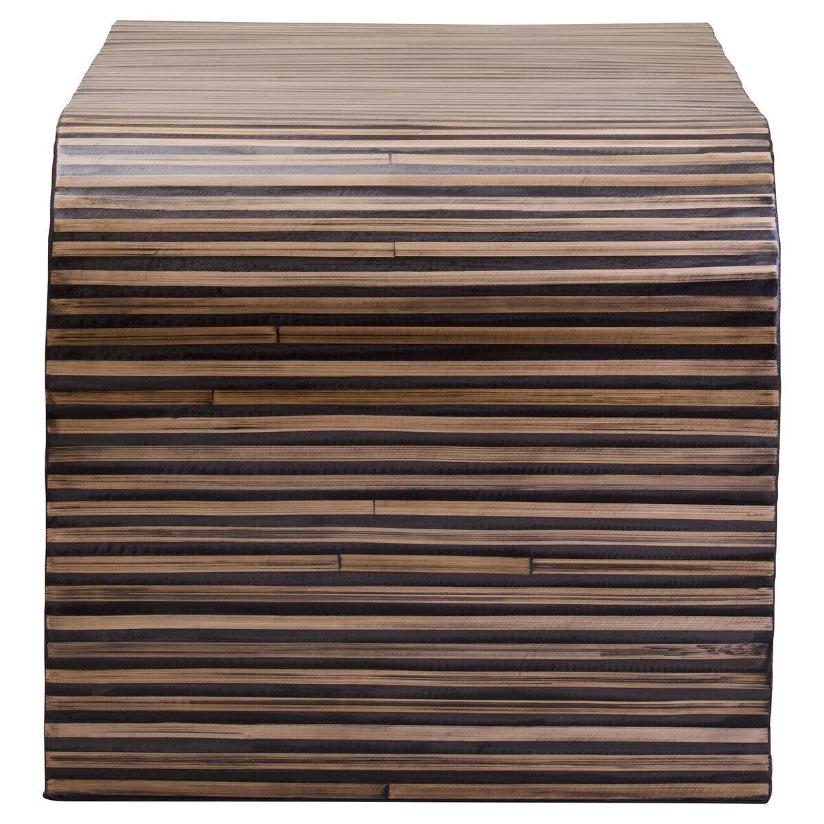 Bambu Inlay Curved Coffee Table