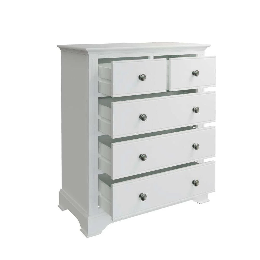 Beatrix Bedroom White - 2 Over 3 Chest