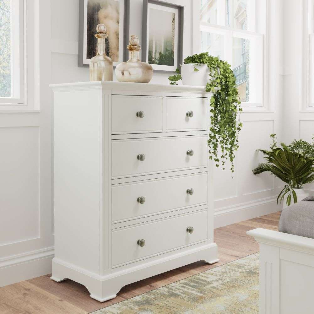 Beatrix Bedroom White - 2 Over 3 Chest
