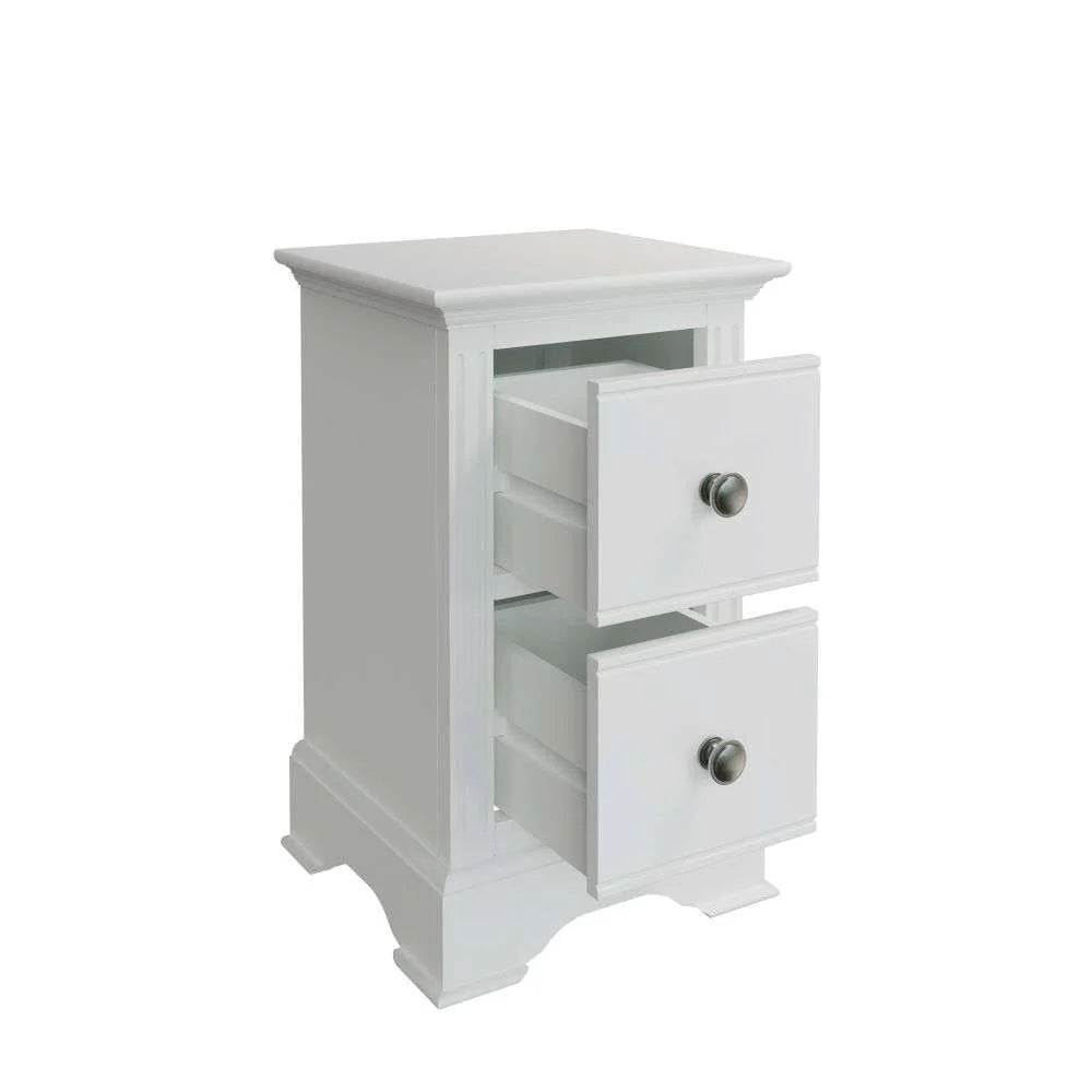 Bordeaux Bedroom White - Small Bedside