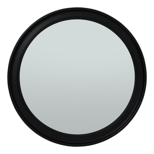 Bentley Wood Round Framed Large Mirror