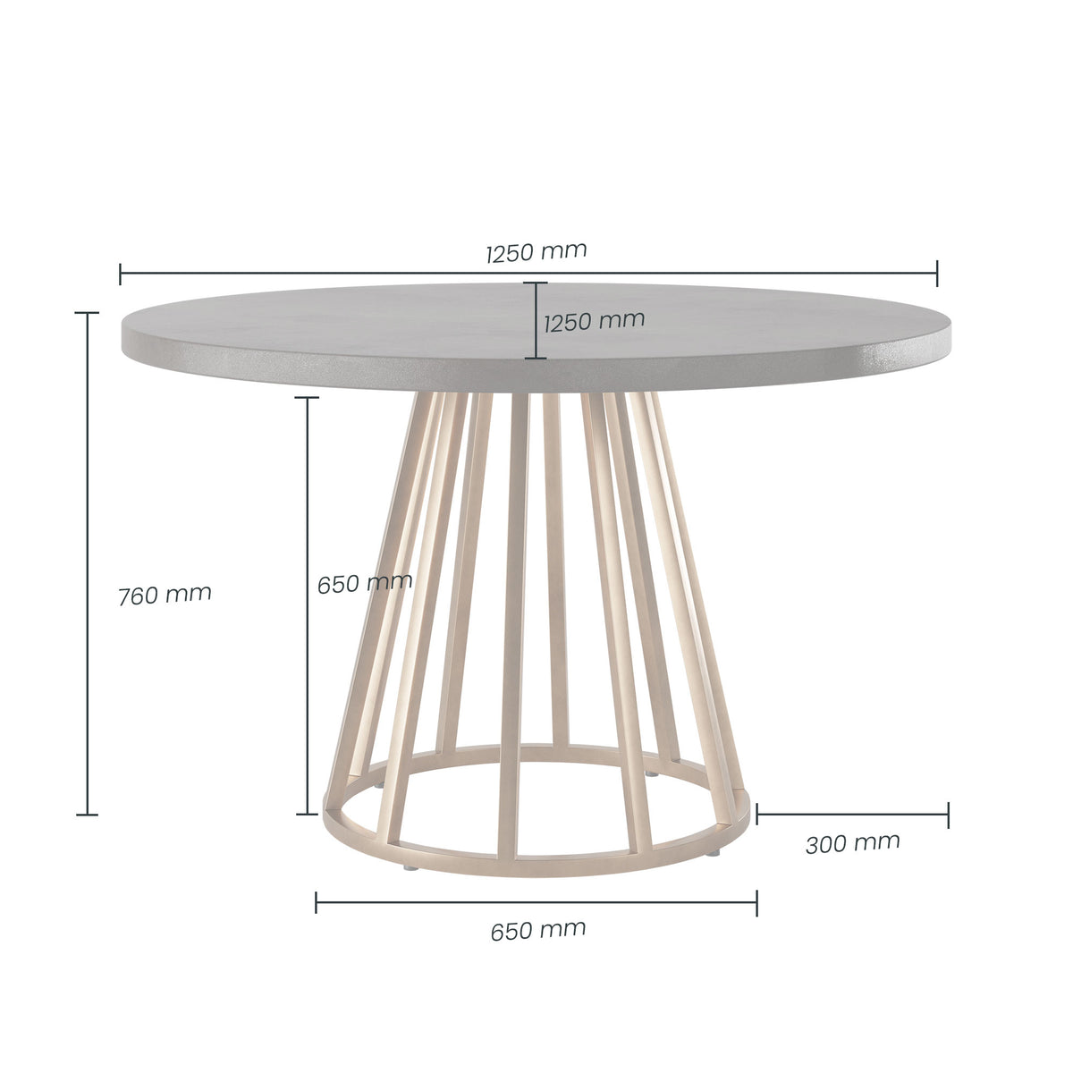 Brazen Table Brazon Dining Table (Brown) – The ShowHome Company