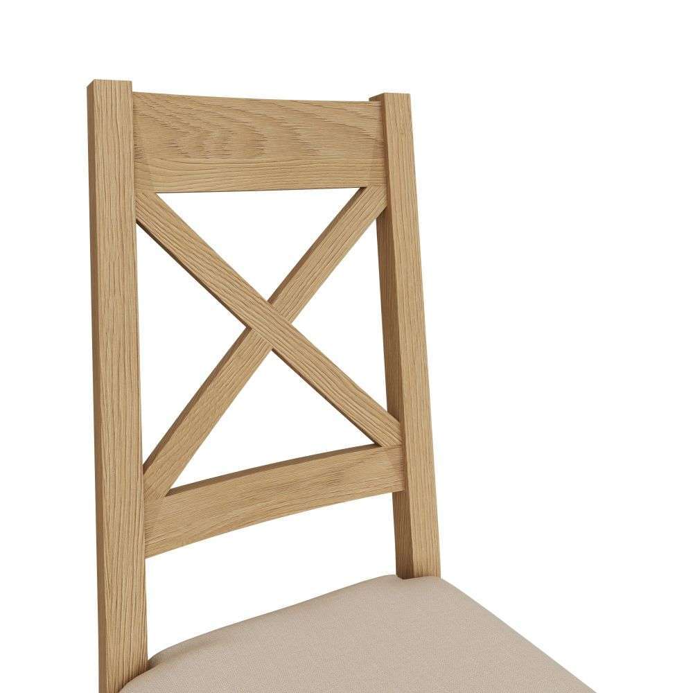 Coln Cross Back Chair Fabric