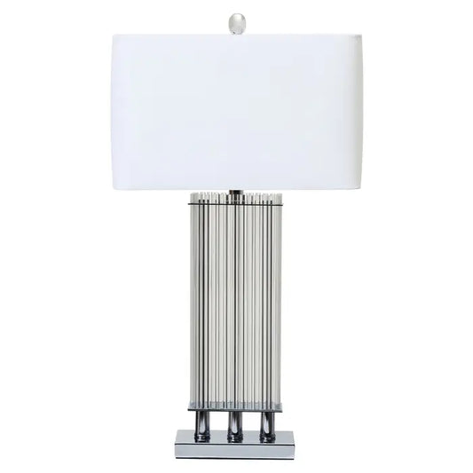 Ellen Table Lamp With Matte Silver Base