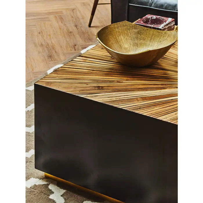 The Estelle large bowl is a rustic, handmade accent piece. 