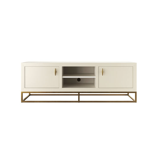 Henley Media Unit In Ivory