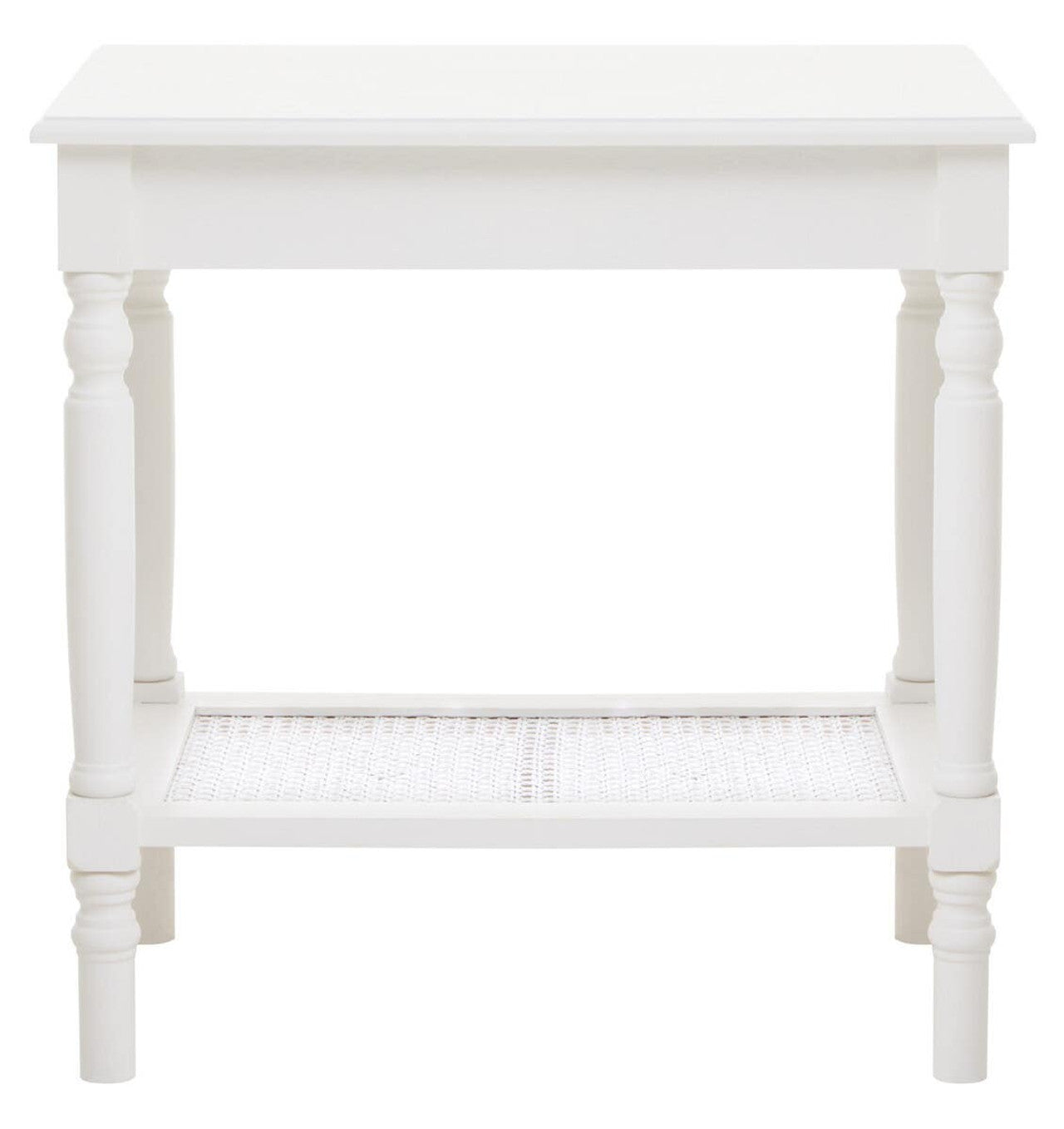 Helder White Side Table