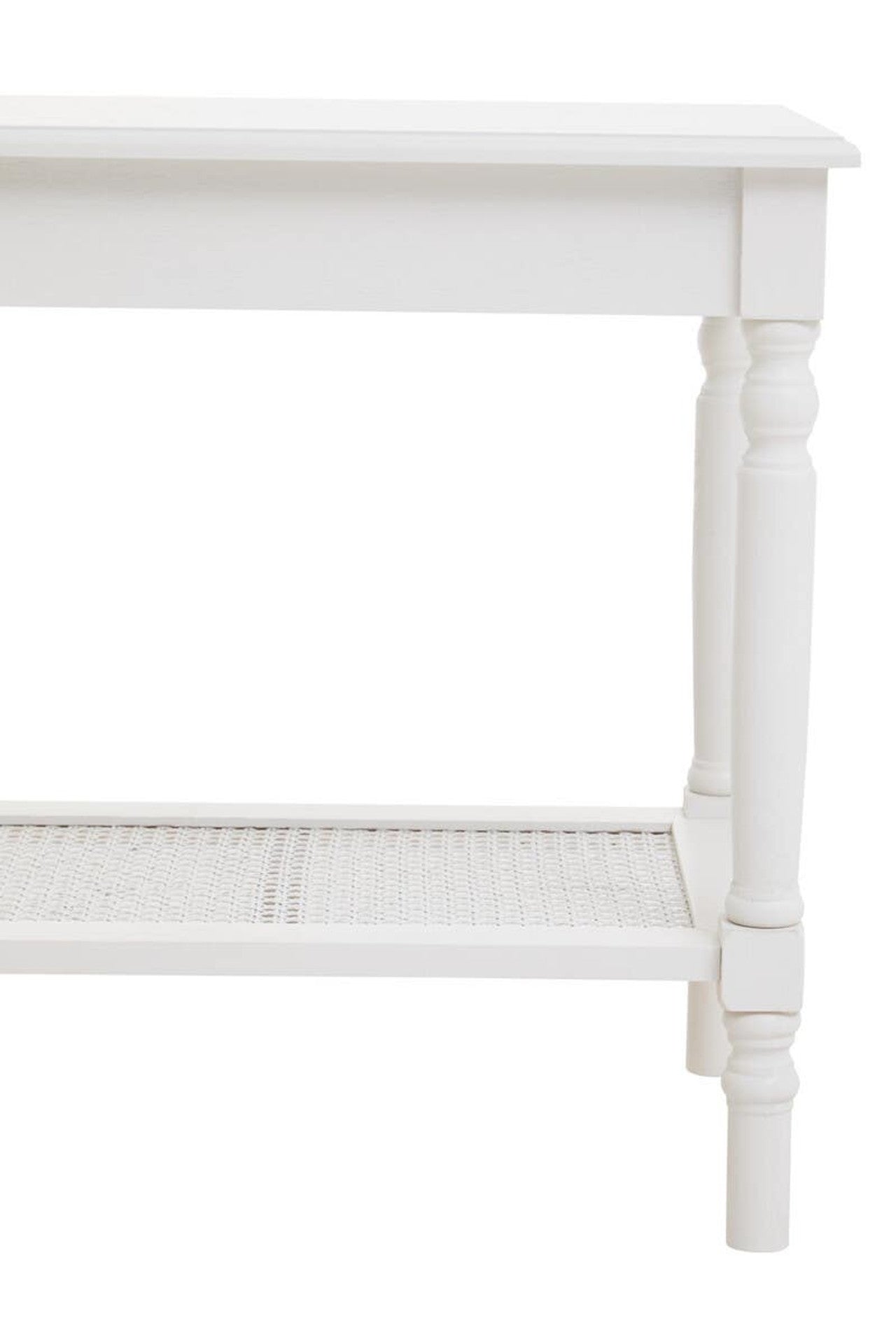 Helder White Side Table