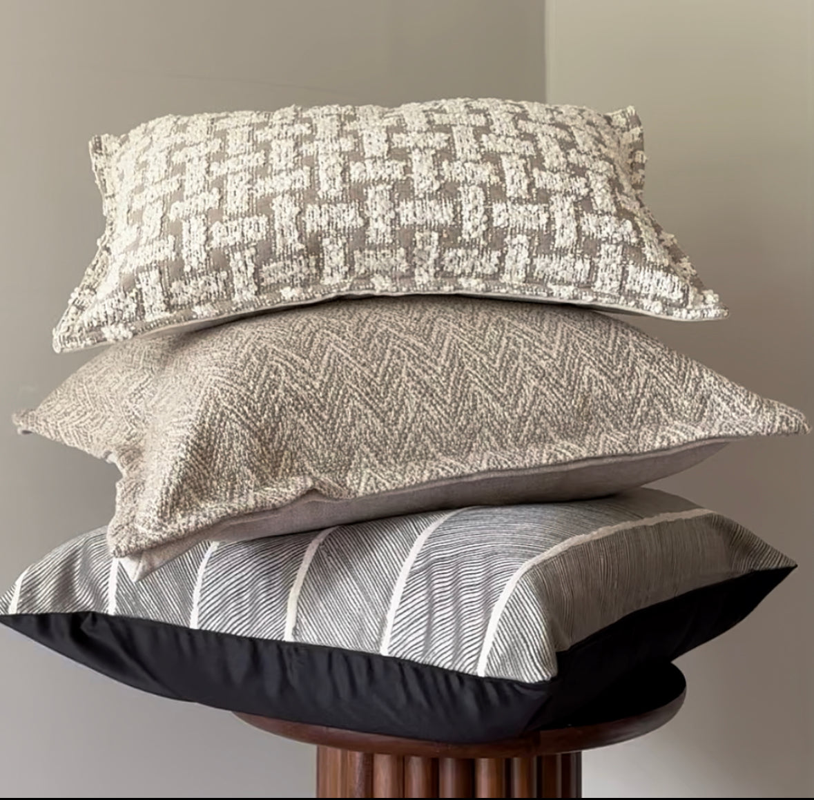 Celine Cushion (Champagne or Mocha)