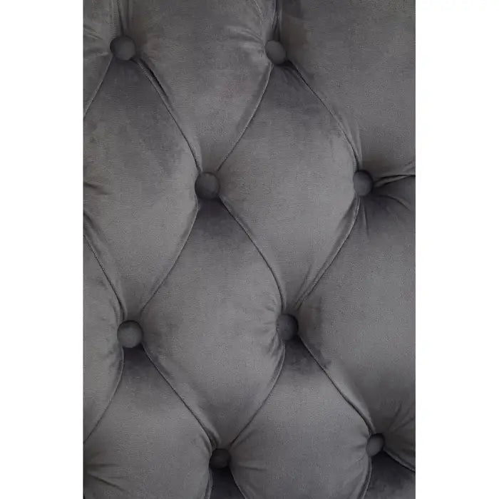 Lola Grey Velvet Armchair