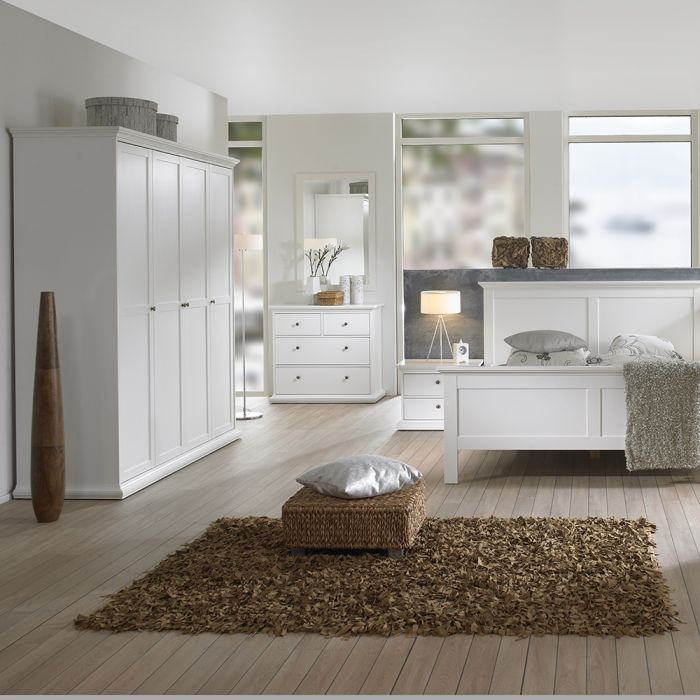 Perth Chest Of 4 Drawers In White