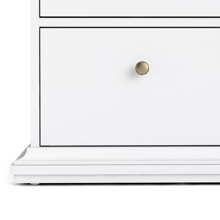 Perth Chest Of 4 Drawers In White