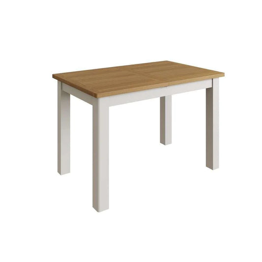 This oak and painted range is designed and manufactured to bring you exceptional value. Painted in our lovely Dove Grey, with soft, rounded corners each item is beautifully proportioned to add traditional style to modern homes.  Dimensions; 120 x 75 x 78 cm