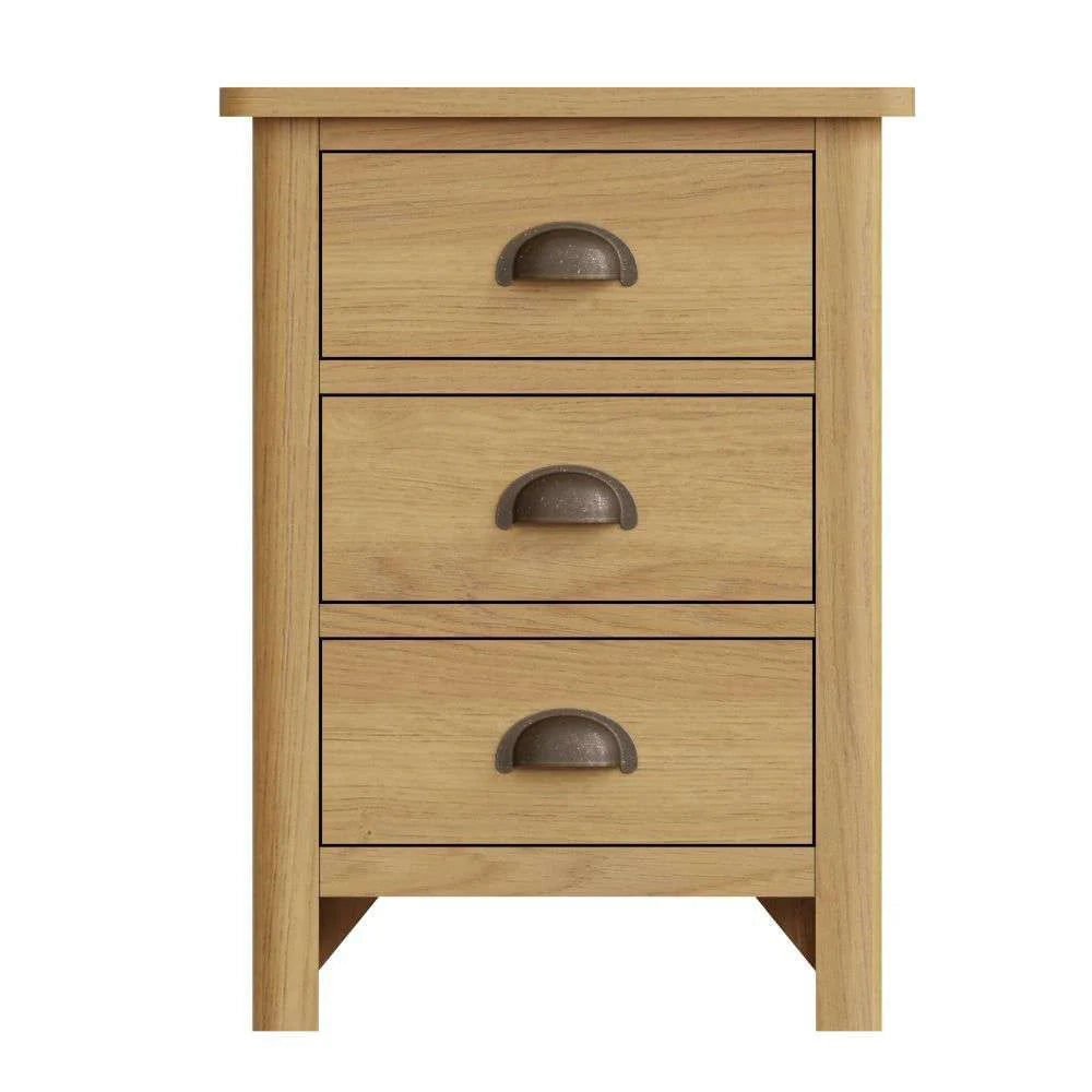 Rio Bedroom - 3 Drawer Bedside