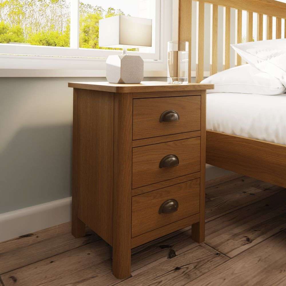 Rio Bedroom - 3 Drawer Bedside