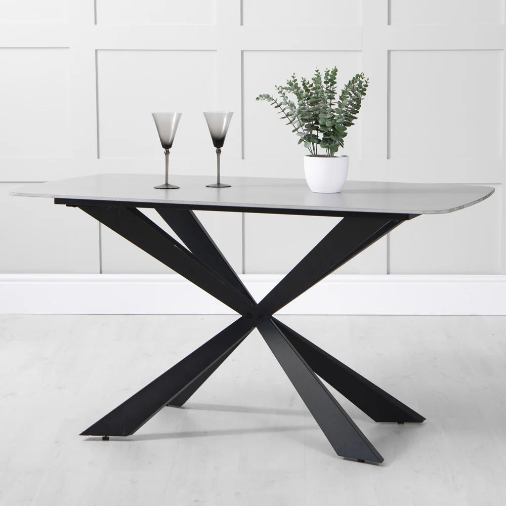 Rayo 1.4m Grey Table