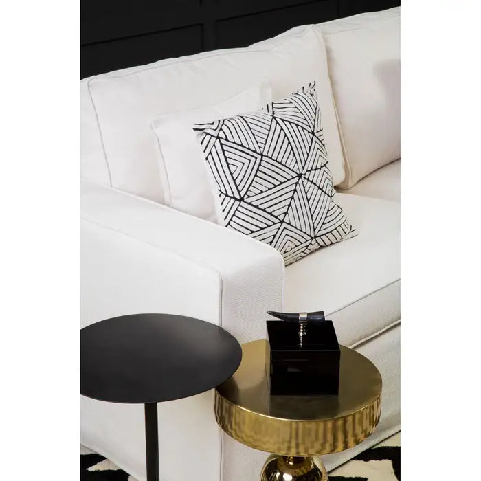 Soft touch cream 3 seater sofa.