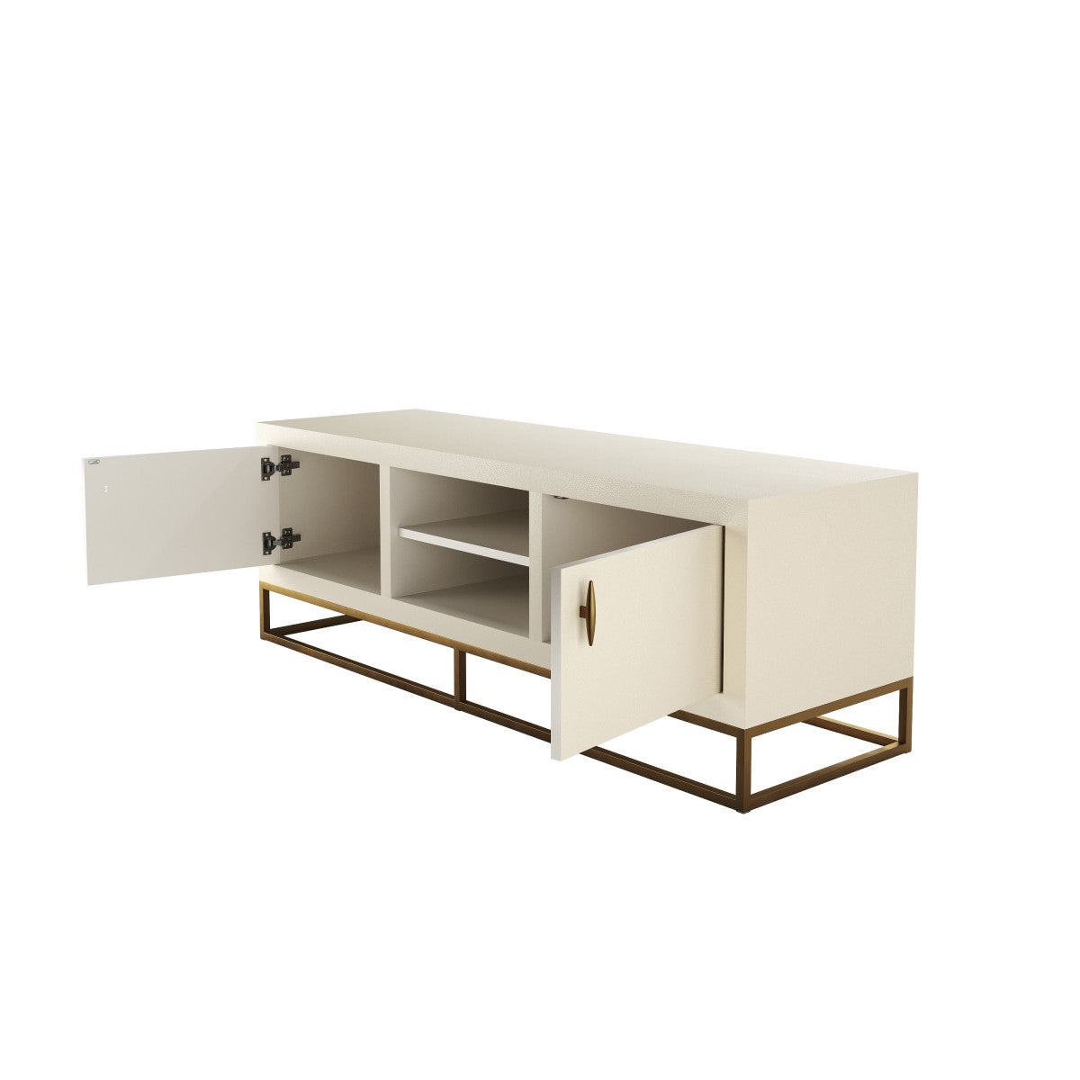 Henley Media Unit In Ivory