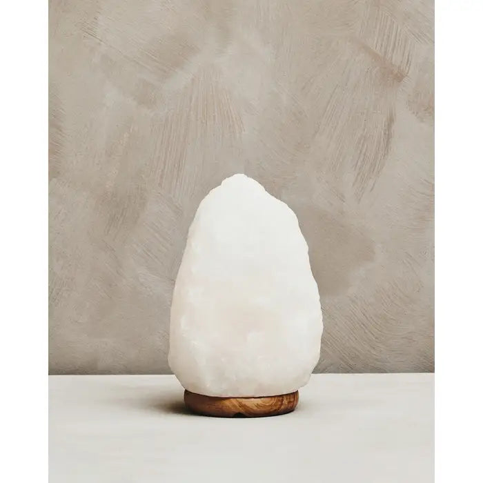 Nepal White Natural Salt Lamp