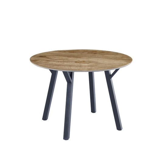 This Stylish dining range offers exceptional value for money without compromising on quality. This on trend collection will bring a fresh look to any dining experience.  Dimensions; 110 x 110 x 76 cm
