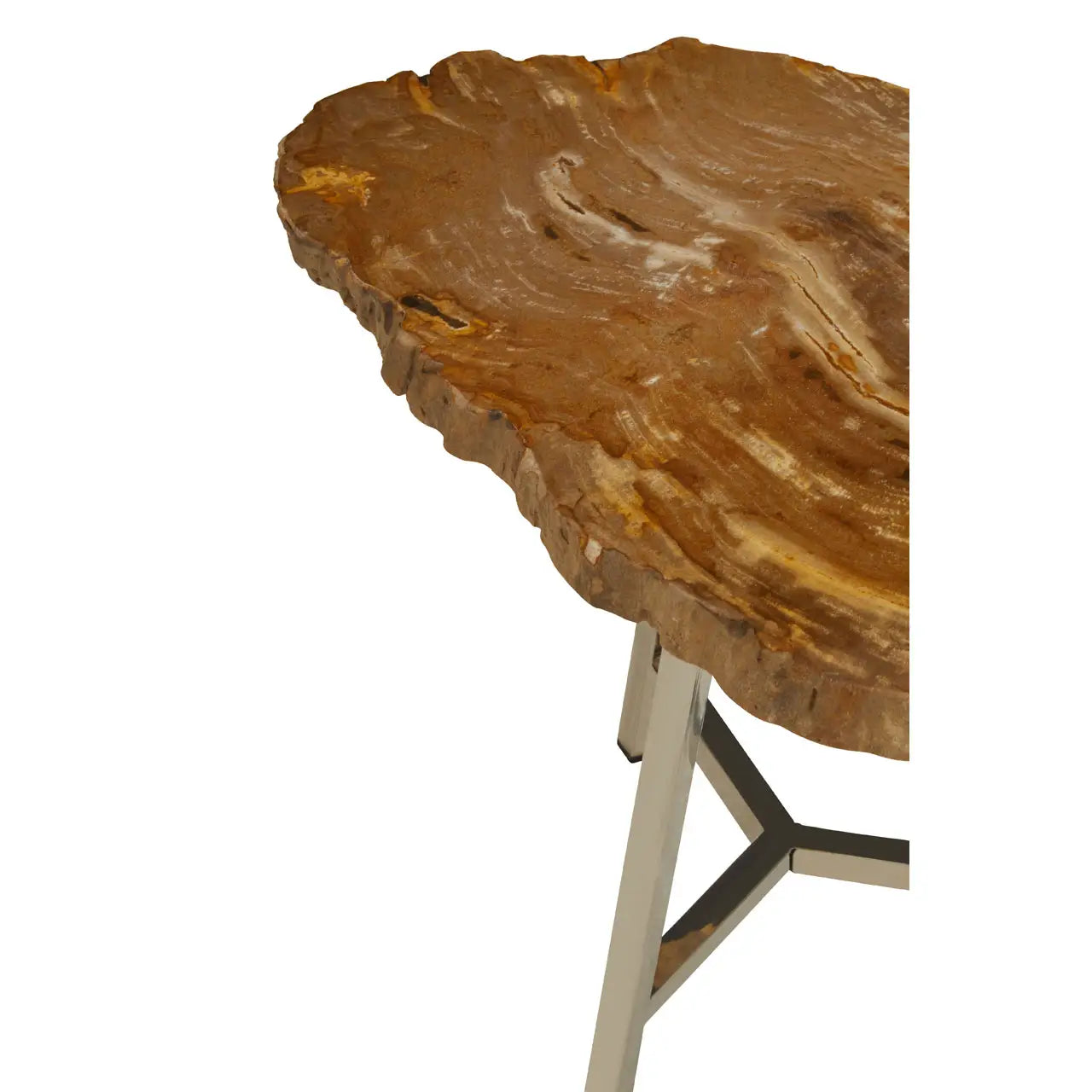 Natural wood small side table. 