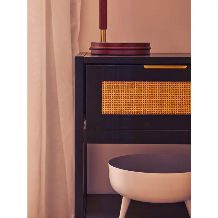 Sherwood Black Wood Side Table