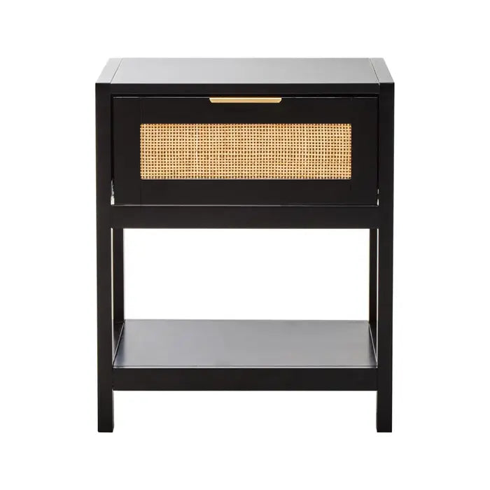 Sherwood Black Wood Side Table