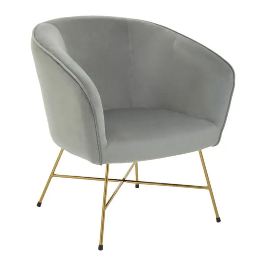 Sierra Grey Chair With Metal Frame