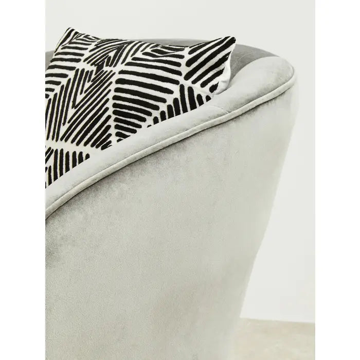 Sierra Grey Chair With Metal Frame