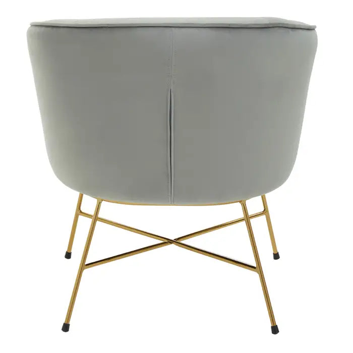 Sierra Grey Chair With Metal Frame