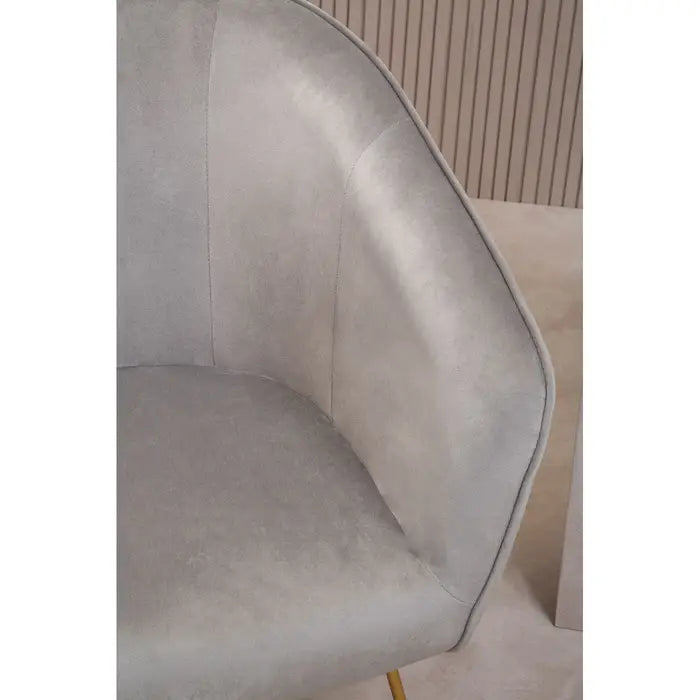 Sierra Grey Chair With Metal Frame
