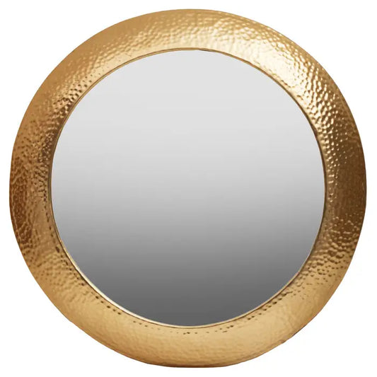 Temple Gold Finish Wall Mirror